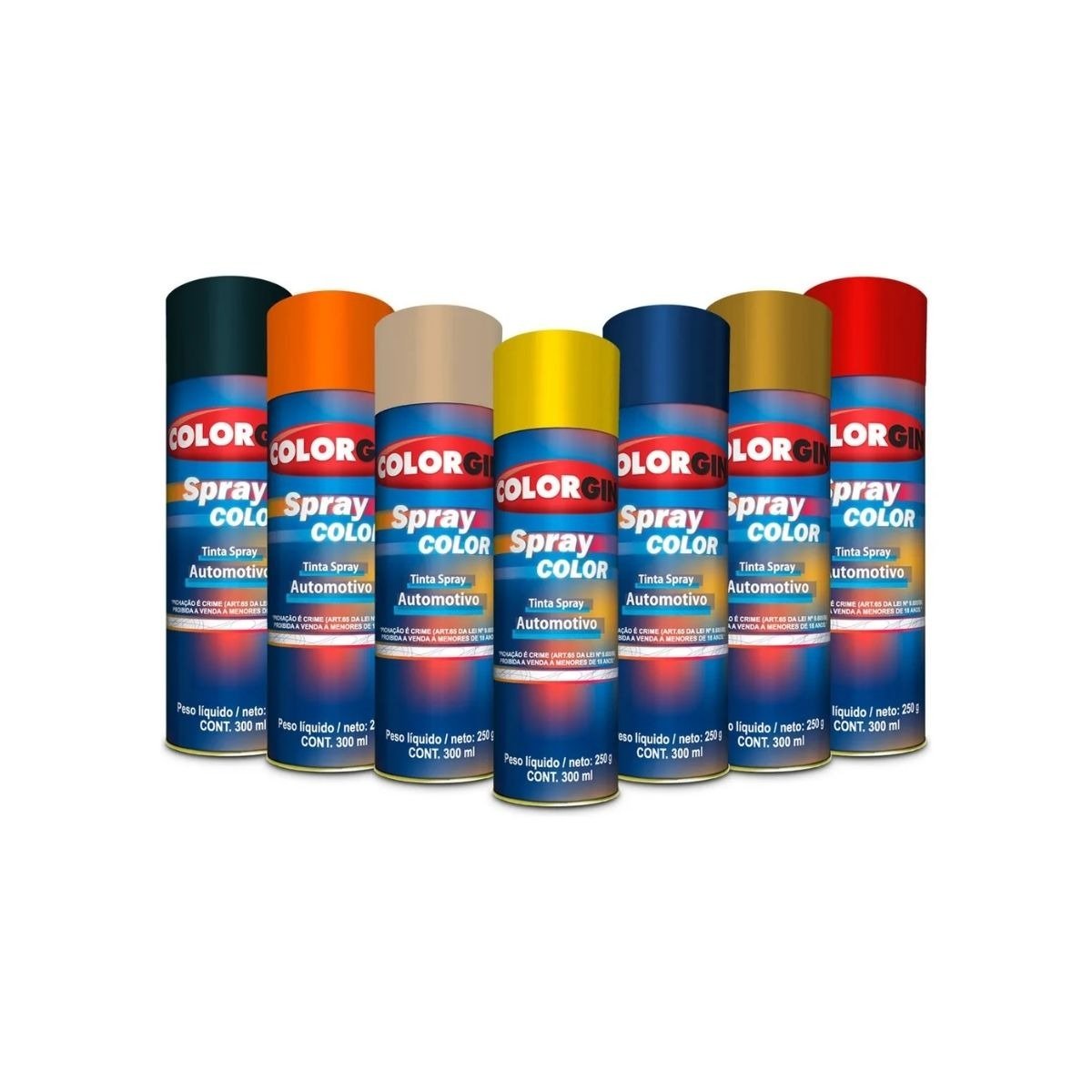Spray Color Prata Lunar 300 ml | Colorgin