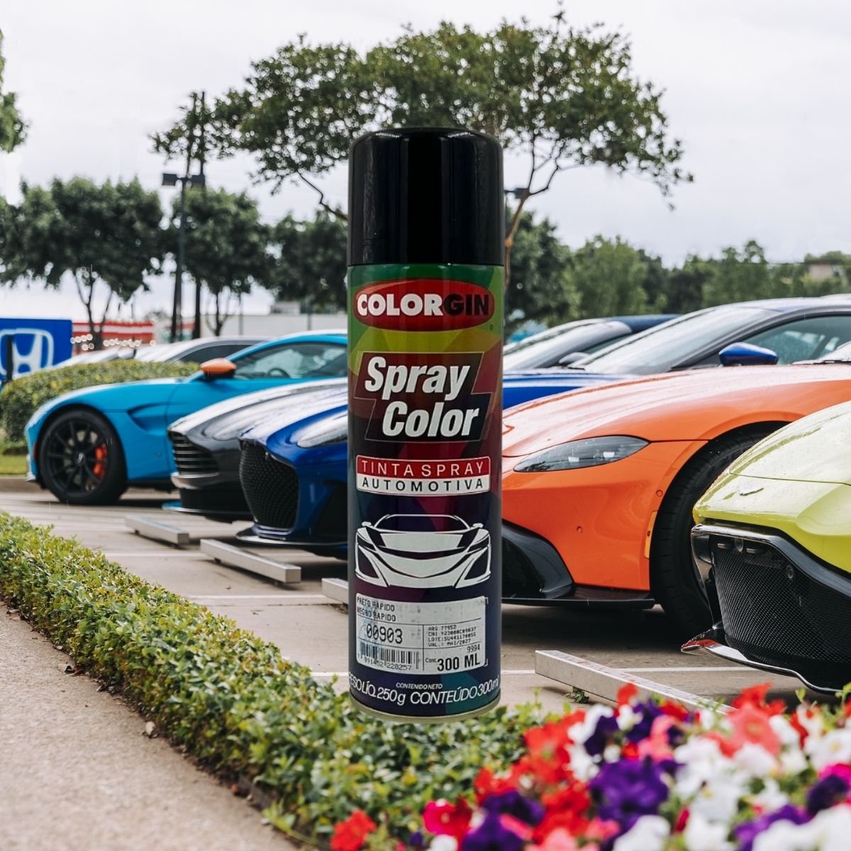 Spray Color Preto Rápido 300ml | Colorgin