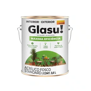 Acrílico Fosco Máxima Eficiência Maré Alta 3,6L | Glasu