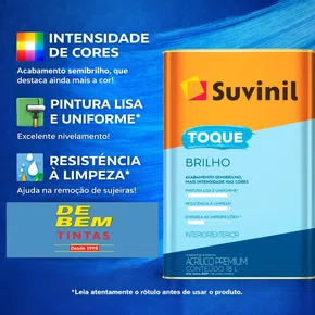 Acrílico Toque Brilho SB Branco 18L | Suvinil