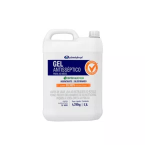 Álcool Gel Antisséptico 70% 5L | Quimidrol