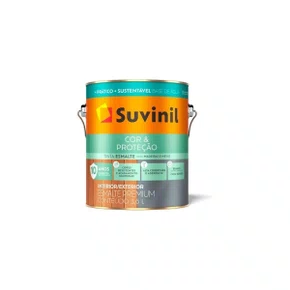 Esmalte Cor e Prot Base Água Branco Acetinado 3,6L | Suvinil