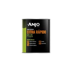 Esmalte Sintético Plus Preto Fosco 900ml | Anjo