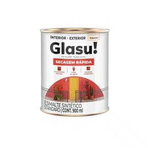Glasu Esmalte Sintético Brilhante Cinza Escuro 0,9L | Suvinil