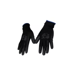 Luva PU Preta T.9-G | Kalipso