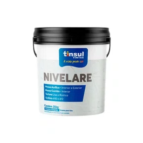 Massa Corrida PVA 25kg Nivelare | Tinsul