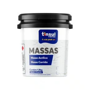 Massa Corrida Pva Interior 1,6KG | Tinsul