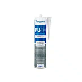 Selante PU 40 Construção Branco Premium 400g | Argacon