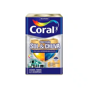 Sol e Chuva Pintura Impermeabilizante Base P 16L | Coral