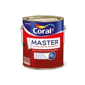 Tinta Acrílica Master Branco 3,6L | Coral