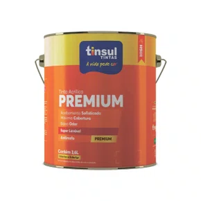 Tinta Acrílica Premium Branco Fosco 3,6L | Tinsul