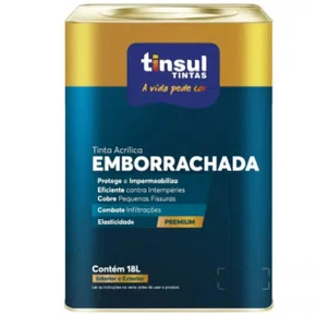 Tinta Emborrachada Premium Fosca Branco 18l | Tinsul