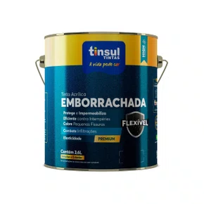 Tinta Emborrachada Premium Fosca Branco 3,6l | Tinsul