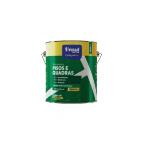 Tinta para pisos e quadras amarelo 3,6l | tinsul