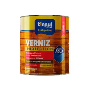 Verniz Base Água Incolor Brilhante 900ml | Tinsul