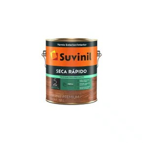 Verniz seca rápido base água natural 3,6l | suvinil