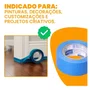 Fita Crepe Azul Imobiliária 48mm x 50m | Atlas