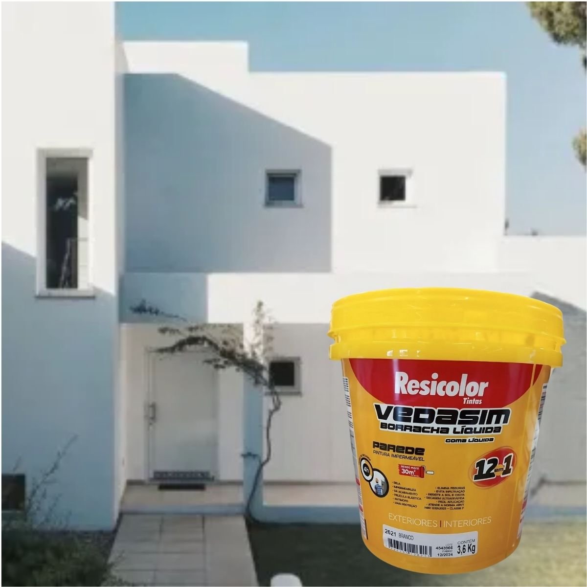 Vedasim Borracha Líquida 12 em 1 3,6kg | Resicolor